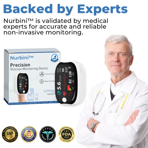 Nurbini™ Precision Glucose Monitoring Device