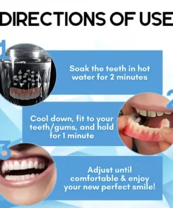 QIAWI™- Premium Custom Silicone Denture Set