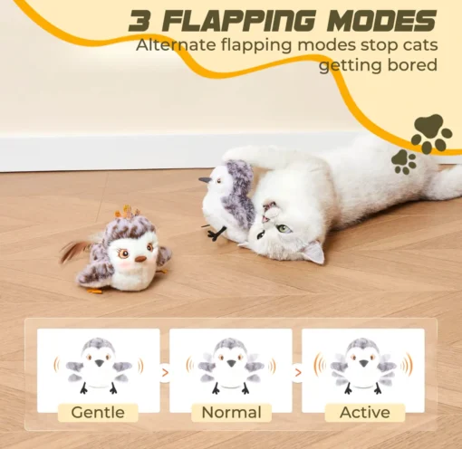 Remifa™︎ Flapping Bird Cat Toy