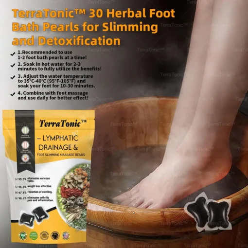 TerraTonic™ Bee Venom Lymphatic Drainage & Slimming Foot SoakBeads